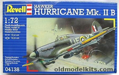 Revell 1/72 Hawker Hurricane Mk. IIB, 4138 plastic model kit